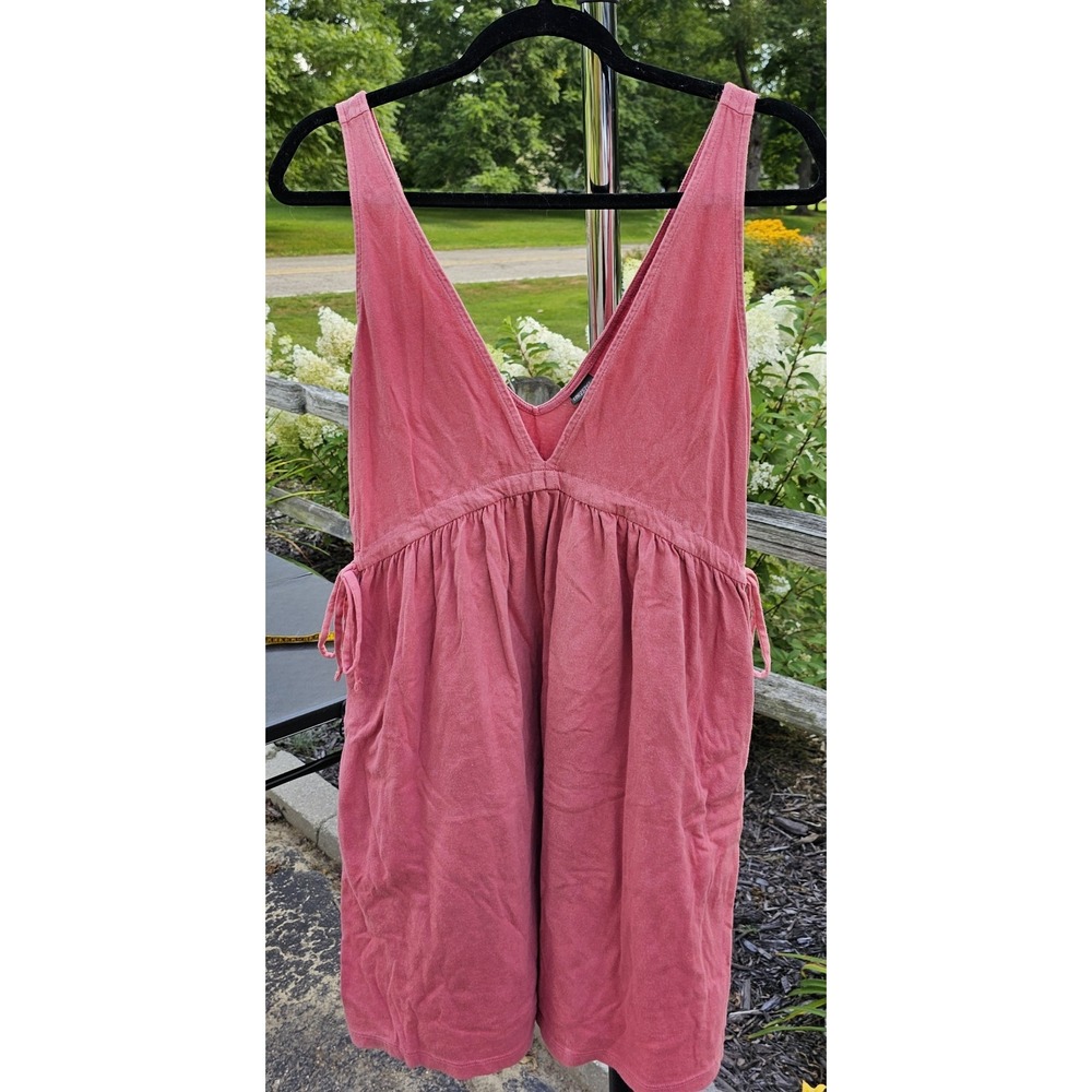 Wild fable V-Neck short dress with ties and Pockets- Size Small